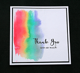 Thank You Ever So Much - Handcrafted Thank You Card - dr19-0039